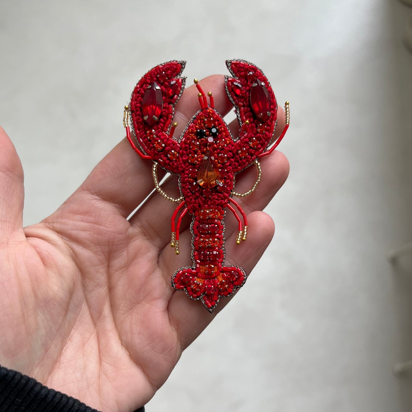 Lobster brooch