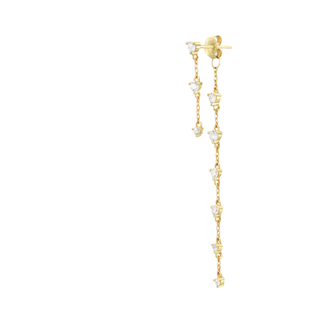 Zirconia chain stud