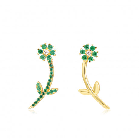 Flower earrings