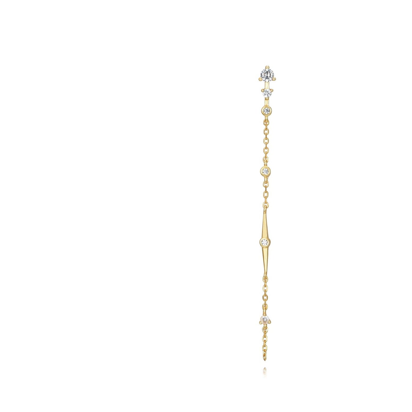 Long chain earring