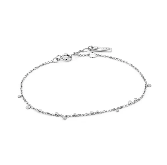 Discs bracelet silver