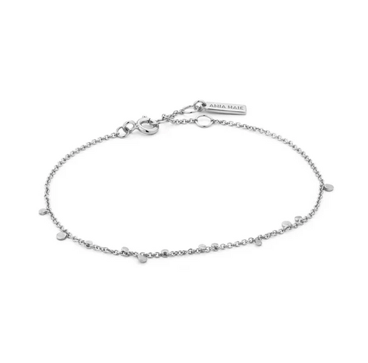 Discs bracelet silver