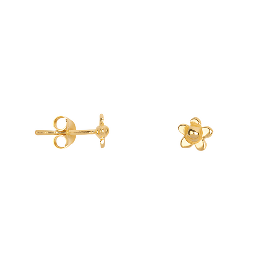 Dot stud flower gold