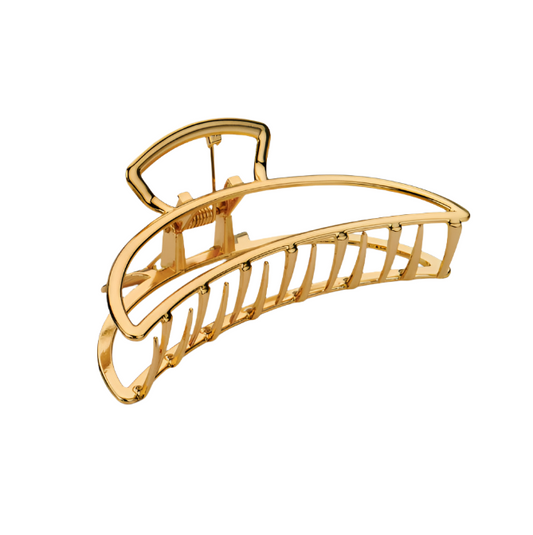 Golden hair clip