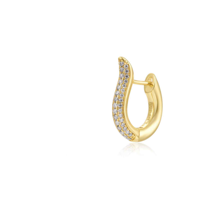 Chunky zirconia hoop