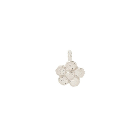 Flower stud siver